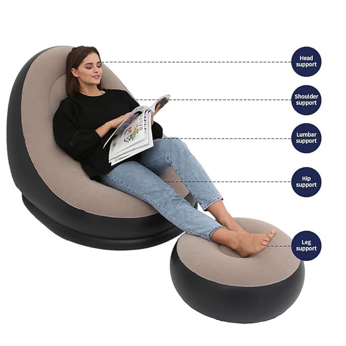 Portable Indoor/Outdoor Air Sofa, couch & Pump