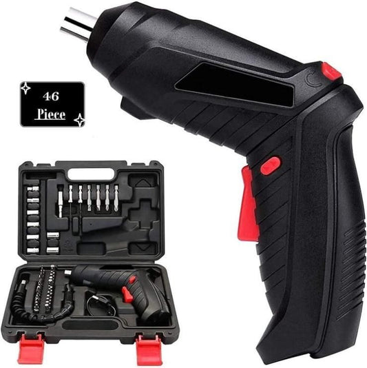 Electric Screwdriver with 47 pcs Screwdriver Bit Set - Home Use