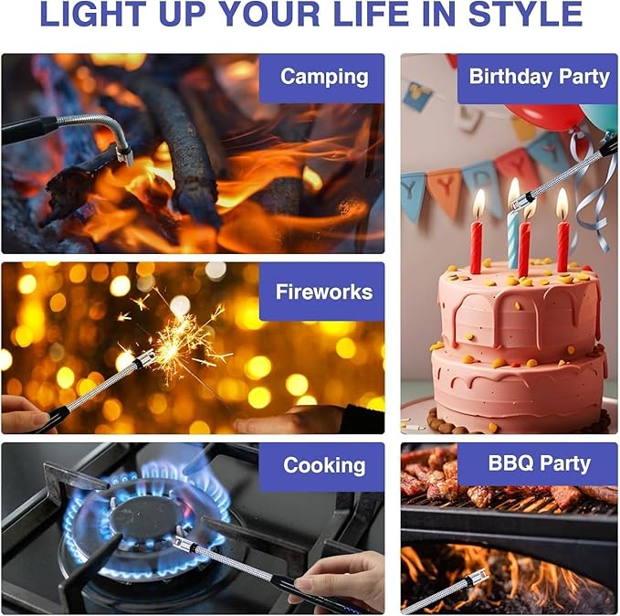 Rechargeable Electric Gas Lighter for Kitchen | Home Delivery